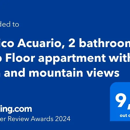 Apartment Attico Acuario, 2 Bathrooms Floor With Sea And Mountain Views